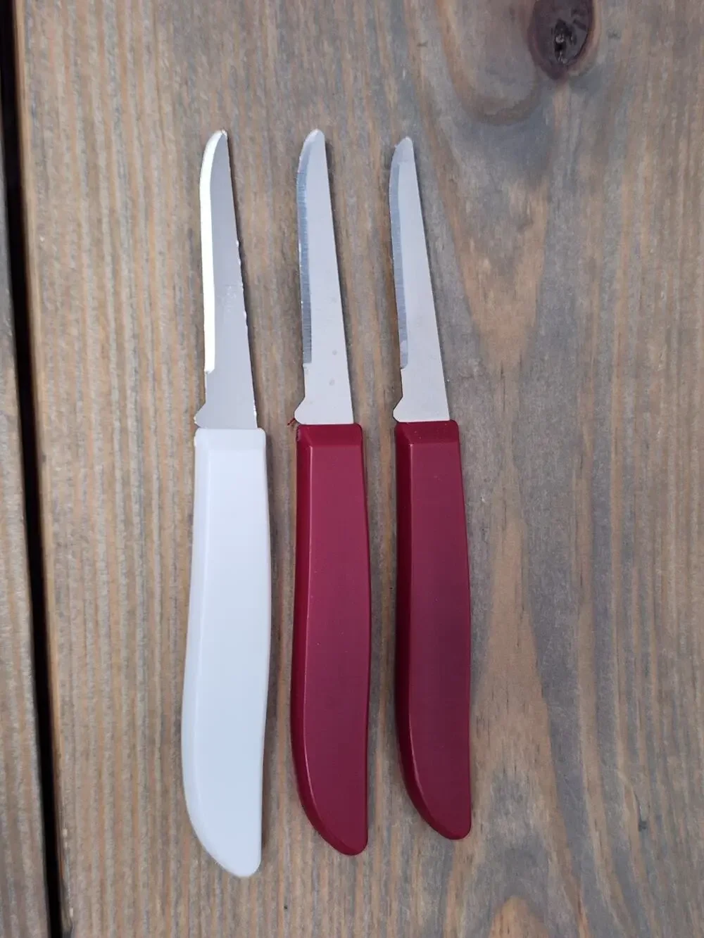 Pampered Chef Quikut Paring Kitchen Knife SET OF 3 Knives
